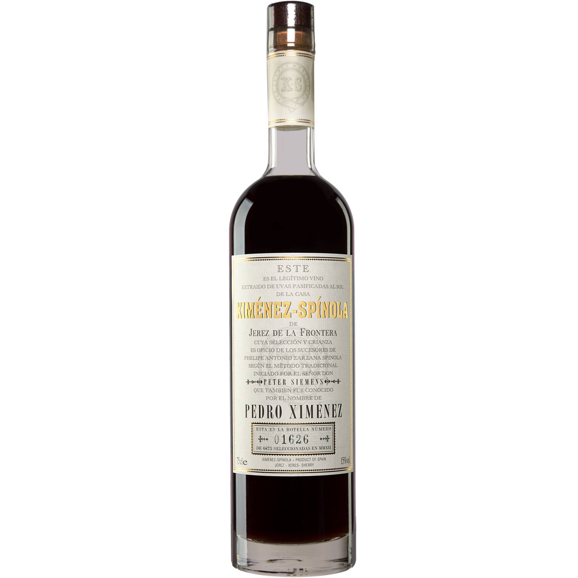 Ximénez-Spínola »Very Old Pedro Ximénez«  0.75L 15% Vol. Süß aus Spanien von Ximénez-Spinola