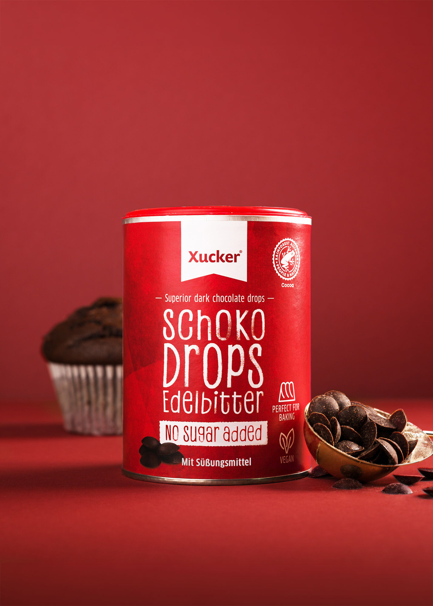 Vegane Schoko-Drops Edelbitter mit Xylit, klein Vegane Schoko-Drops Edelbitter mit Xylit, klein von Xucker