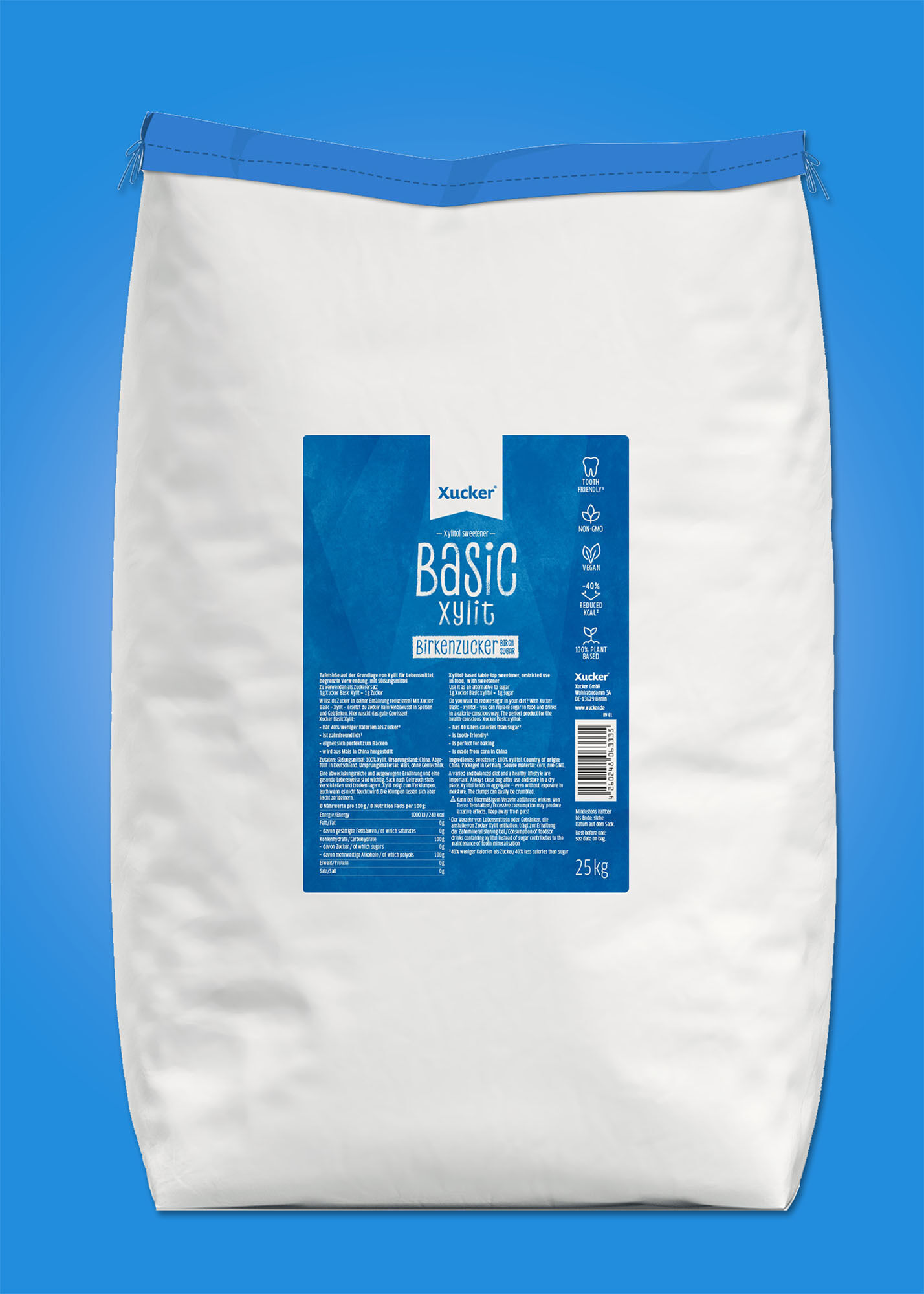 Xucker Basic Xylit Großpackung Xucker Basic Xylit Großpackung von Xucker