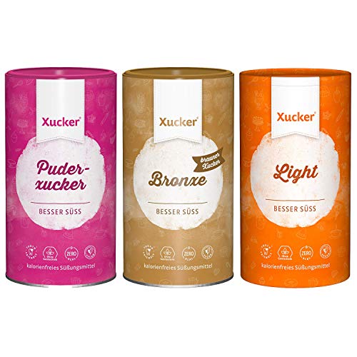 Xucker - Puderxucker (700 g) + Light (1 kg) + Bronxe (1 kg) 3er Mix von Xucker