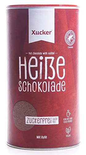 Xucker Hot Chocolate mit Xylit , Trinkschokoladen-Pulver 1er Pack (1 x 800 g) von Xucker