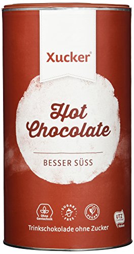 Xucker Trink-Schokolade mit Xylit aus Frankreich - 800 g Packung - Hot Chocolate ohne Zucker - kalorien- und kohlenhydrat-bewusste Ernährung - vegan und glutenfrei von Xucker