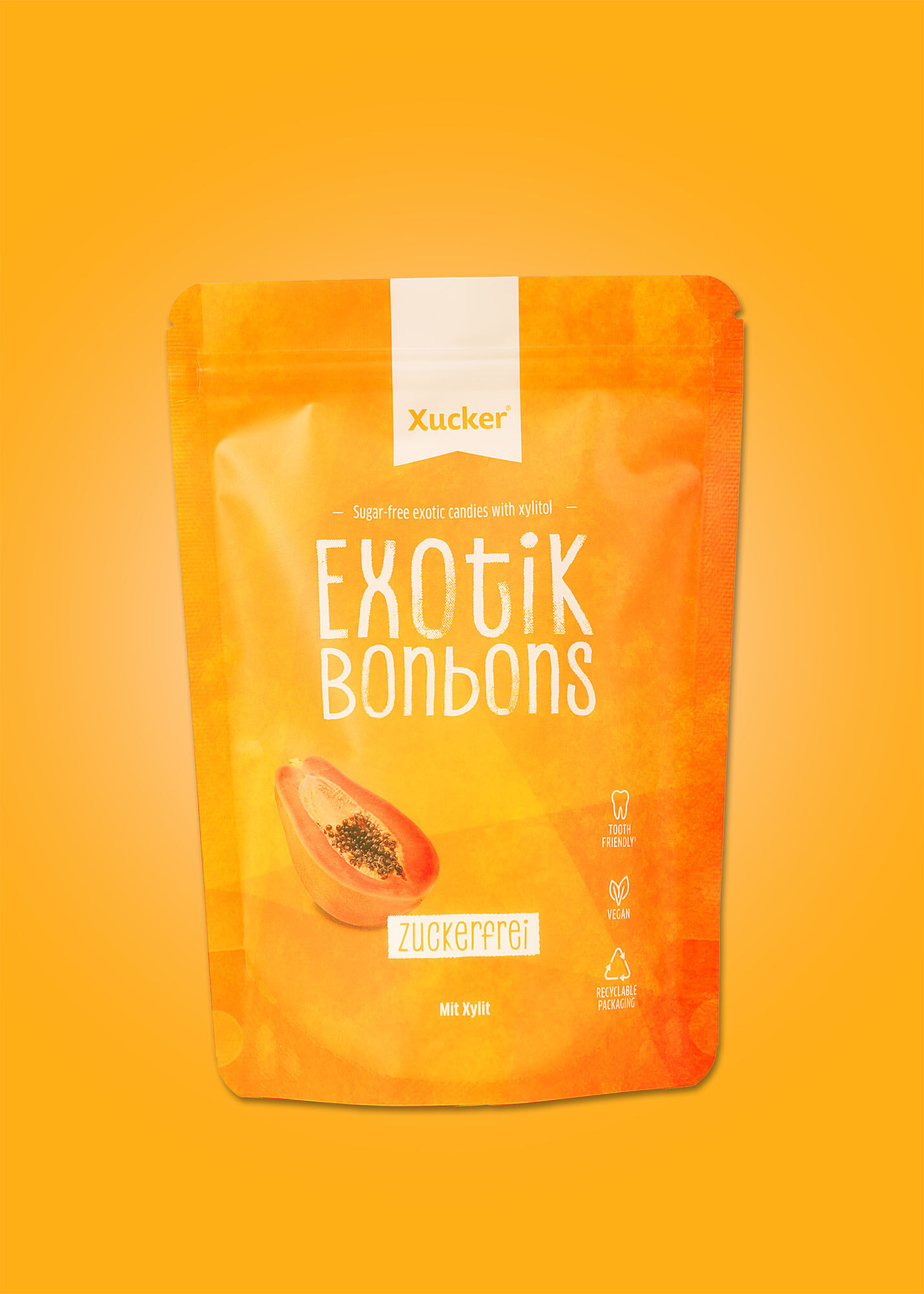 Xylit-Bonbons Exotik Nachfüllpack (ohne Talkum) von Xucker