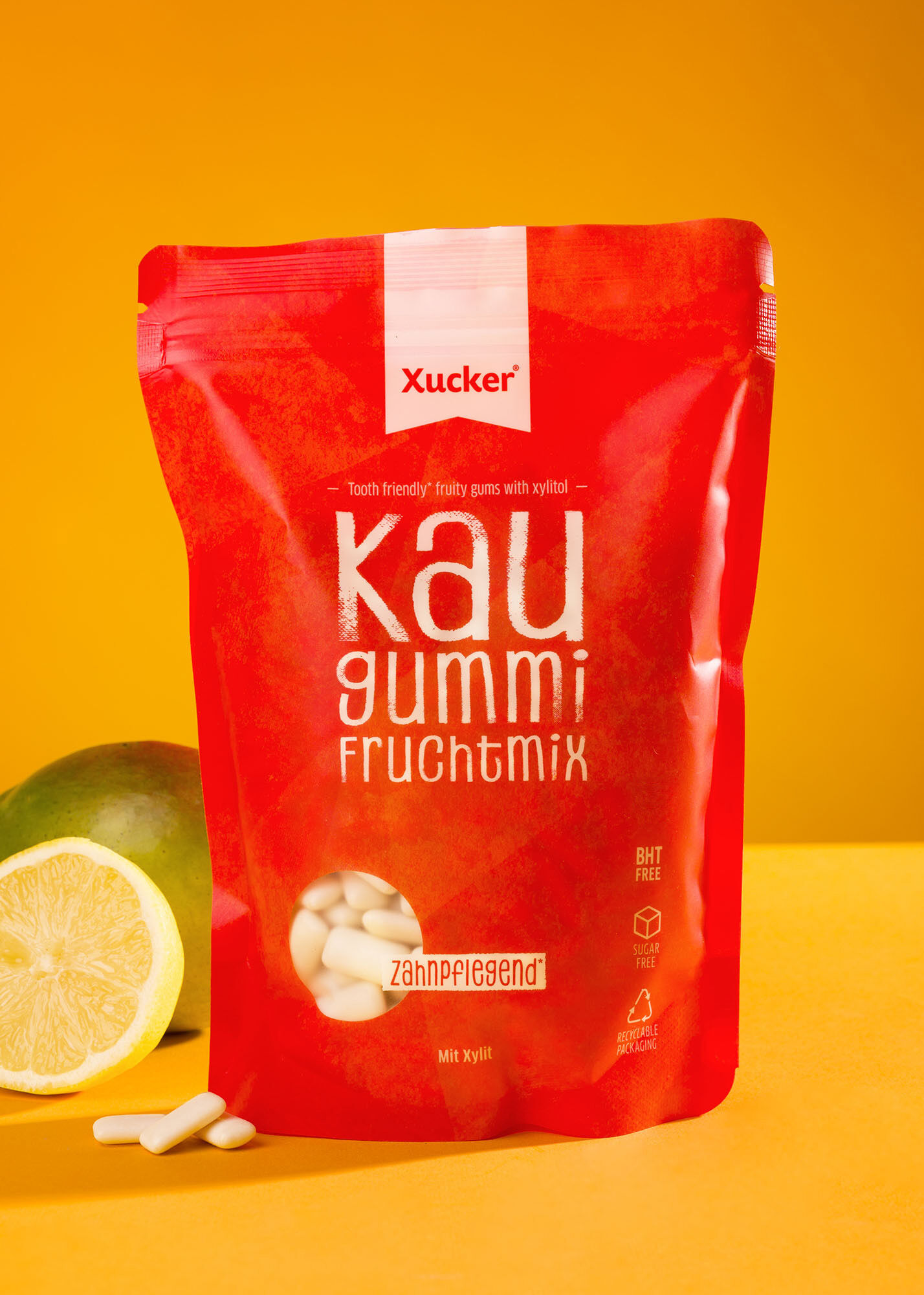 Xylit-Kaugummis Fruchtmix Nachfüllpack Xylit-Kaugummis Fruchtmix Nachfüllpack von Xucker