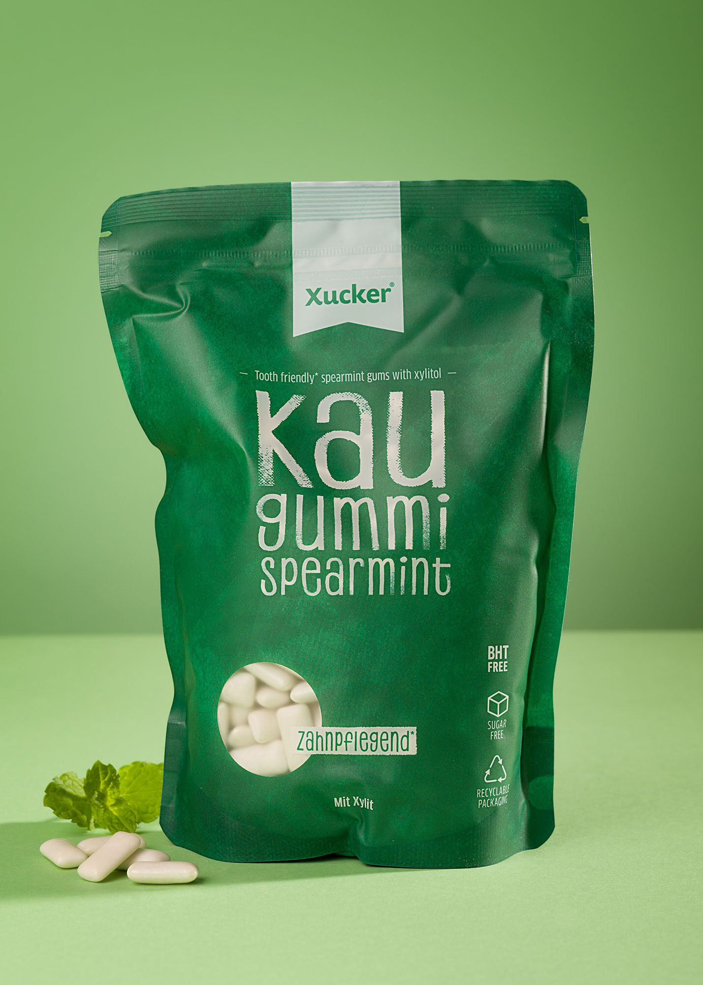 Xylit-Kaugummis Spearmint Nachfüllpack Xylit-Kaugummis Spearmint Nachfüllpack von Xucker