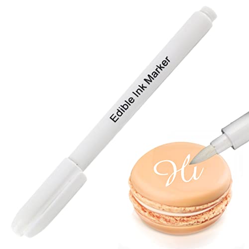 Xujuika 2 Pcs Stifte zum Färben von Lebensmitteln, Marker für Lebensmittelfarbe, Lebensmittelechter und essbarer Marker, Gourmet-Schreiber zum Dekorieren von Fondant, Kuchen, Keksen, Zuckerguss, von Xujuika