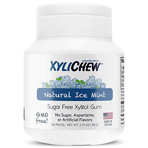 Xylichew 100% xylitol chewing gum gläser - non gmo, gluten, aspartam und zuckerfreier kaugummi -bad atem und mundtrockenheit 60 count ice mint Xylichew 100% xylitol chewing gum gläser - non gmo, gluten, aspartam und zuckerfreier kaugummi -bad atem und mundtrockenheit 60 count ice mint von Xylichew