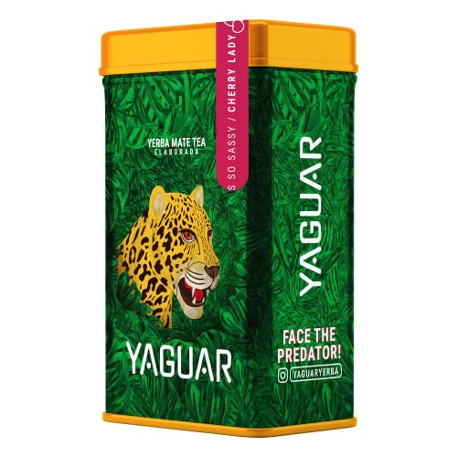 Yerbera – Dose mit Yerba Mate Yaguar Cherry Lady 0,5 kg von YAGUAR