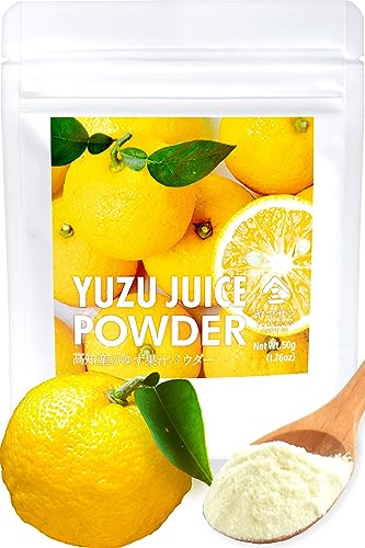 Yuzu Saft Pulver (50g)- Erfrischendes Yuzu Aroma aus Kochi, Toppings für das Kochen【YAMASAN】 von YAMASAN KYOTO UJI