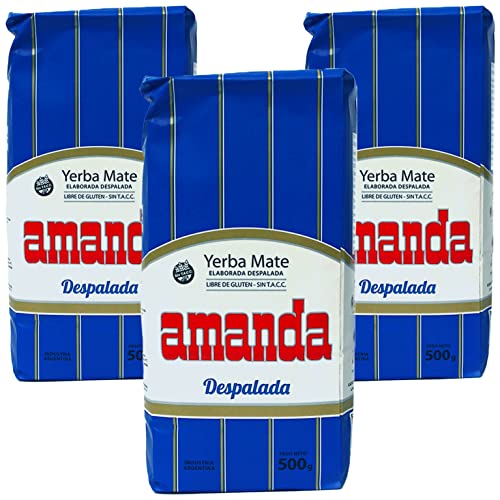 Amanda Yerba Mate Tee Despelada 1.5kg | Mate Tee aus Argentinien | Detox und Energie Getränk von Yerbee