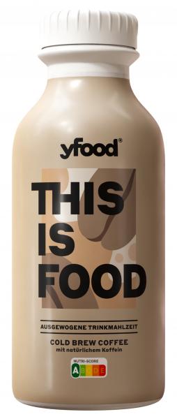YFood Trinkmahlzeit Cold Brew Coffee (Einweg) von YFood