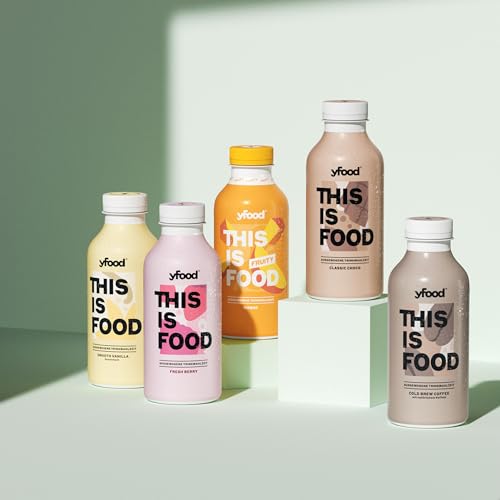 yfood Trinkmahlzeit Probierpaket Classic, 5 x 500ml, inkl. 1,25 € Pfand (5 x 500 ml, Probierpaket classic) von YFood
