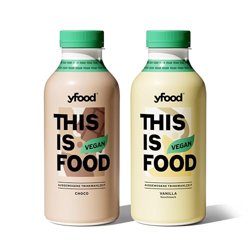 yfood Vegan Dream Team (Choco & Vanille), 12 x 500ml, Leckere Trinkmahlzeit für unterwegs, inkl. 3 € Pfand yfood Vegan Dream Team (Choco & Vanille), 12 x 500ml, Leckere Trinkmahlzeit für unterwegs, inkl. 3 € Pfand von YFood