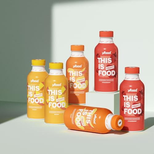 yfood Fruity Collection, 6 x 500ml, Fruity Strawberry, Peach & Mango, THIS IS FOOD Drinks, Leckere Trinkmahlzeit für unterwegs, inkl. 1,5 € Pfand yfood Fruity Collection, 6 x 500ml, Fruity Strawberry, Peach & Mango, THIS IS FOOD Drinks, Leckere Trinkmahlzeit für unterwegs, inkl. 1,5 € Pfand von YFood