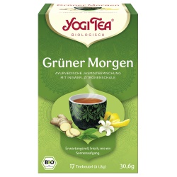 Grüner-Morgen-Tee im Beutel von YOGI TEA