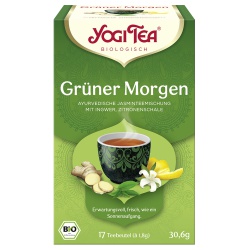 Grüner-Morgen-Tee im Beutel Grüner-Morgen-Tee im Beutel von YOGI TEA