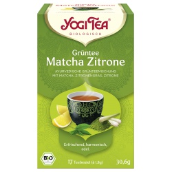Grüntee mit Matcha & Zitrone im Beutel von YOGI TEA