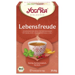 Lebensfreude-Tee im Beutel von YOGI TEA