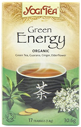 Organic Ancient Green Energy Tea + Kombucha/ Guarana - 17bags von Yogi Teas - Ayurvedic