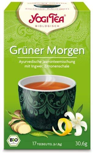YOGI TEA Grüner-Morgen-Tee im Beutel (30 g) - Bio von YOGI TEA