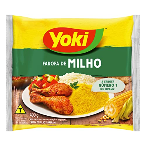 YOKI Gewürztes Maismehl Farofa Pronta de Milho 400g von Yoki