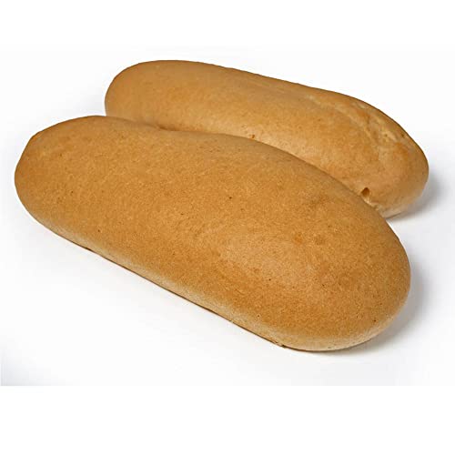 YULKA Glutenfrei | Hot-Dog Brötchen | Glutenfreie Brötchen und Backwaren | Laktosenfrei Weizenmehlfrei (HotDog (130g: 2x65g)) von YULKA