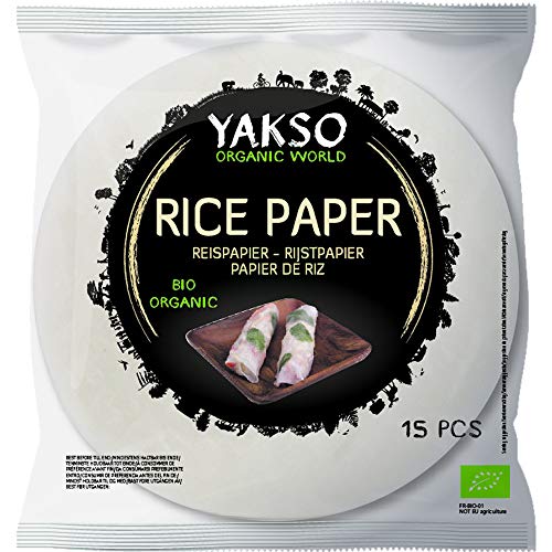 Yakso Rice paper organic 22CM, 3er Pack (3 x 150 g) von Yakso
