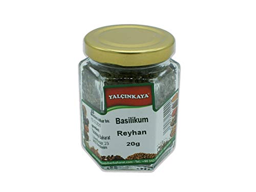 Yalçinkaya - Basilikum - 20g - Gewürze im Glas - gerebelt und getrocknet - Premium Qualität Yalçinkaya - Basilikum - 20g - Gewürze im Glas - gerebelt und getrocknet - Premium Qualität von Yalçinkaya