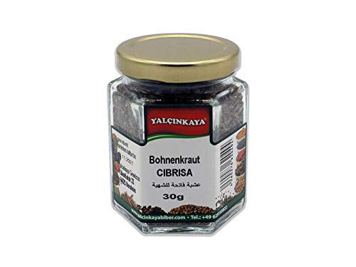 Yalçinkaya - Bohnenkraut - 30g - Gewürz im Glas - gerebelt und getrocknet - Premium Qualität von Yalçinkaya