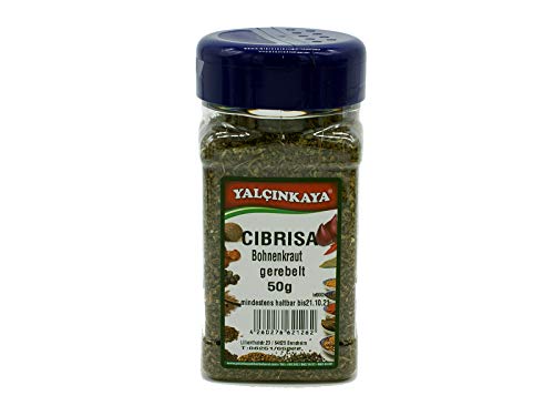 Yalçinkaya - Bohnenkraut - 50g - PET Box Gewürze - gerebelt und getrocknet - Premium Qualität Yalçinkaya - Bohnenkraut - 50g - PET Box Gewürze - gerebelt und getrocknet - Premium Qualität von Yalçinkaya