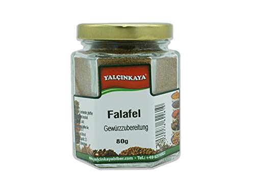 Yalçinkaya - Falafel - 80g - Gewürz Mischung im Glas - Gewürzmischung - 1A Premium Qualität von Yalçinkaya