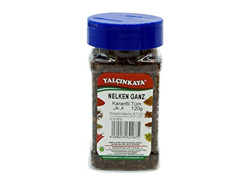 Yalçinkaya - Ganze Nelken - 120g - PET Box Gewürze - Gewürznelken ganz - Für Ihr Gewürzregal Yalçinkaya - Ganze Nelken - 120g - PET Box Gewürze - Gewürznelken ganz - Für Ihr Gewürzregal von Yalçinkaya