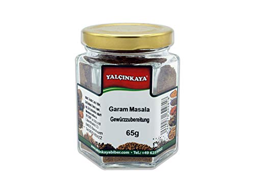 Yalçinkaya - Garam Masala Gewürzzubereitung - 65g - Glas Gewürze - Pulver - Premium Qualität von Yalçinkaya