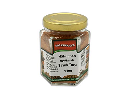 Yalçinkaya - Hähnchen Gewürzsalz - 140g - Gewürz im Glas - Brathähnchen Würzsalz - Premium Yalçinkaya - Hähnchen Gewürzsalz - 140g - Gewürz im Glas - Brathähnchen Würzsalz - Premium von Yalçinkaya