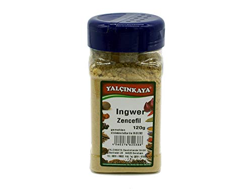 Yalçinkaya - Ingwer Wurzel - 120g - PET Box Gewürze - Pulver gemahlen - für Ihr Gewürzregal Yalçinkaya - Ingwer Wurzel - 120g - PET Box Gewürze - Pulver gemahlen - für Ihr Gewürzregal von Yalçinkaya
