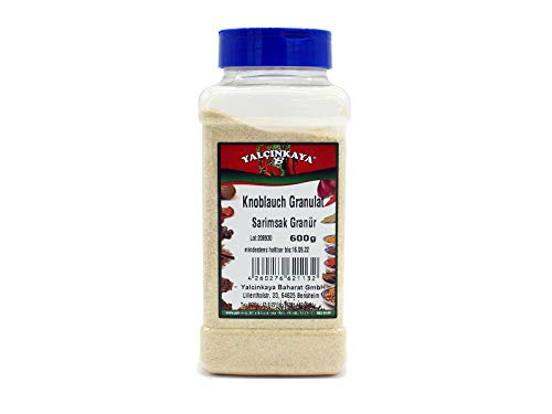 Yalçinkaya - Knoblauch Granulat - 600g - PET Box Gewürze - für Ihren Gewürzvorrat - XXL Pack Yalçinkaya - Knoblauch Granulat - 600g - PET Box Gewürze - für Ihren Gewürzvorrat - XXL Pack von Yalçinkaya