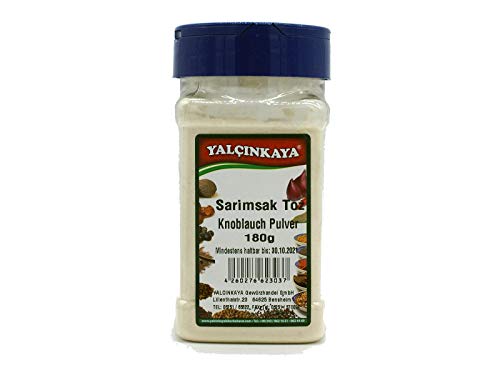 Yalçinkaya - Knoblauch Pulver - 180g - PET Box Gewürze - gemahlen - Für Ihre Gewürz Küche! Yalçinkaya - Knoblauch Pulver - 180g - PET Box Gewürze - gemahlen - Für Ihre Gewürz Küche! von Yalçinkaya
