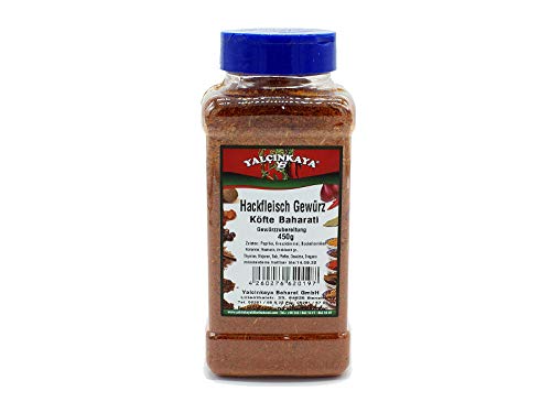 Yalçinkaya - Köfte Hackfleisch Gewürzmischung - 450g - Gewürz Mischung - PET Box Gewürze Yalçinkaya - Köfte Hackfleisch Gewürzmischung - 450g - Gewürz Mischung - PET Box Gewürze von Yalçinkaya