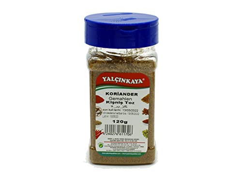Yalçinkaya - Koriander Coriander - 120g - PET Box Gewürz - gemahlene Samen - Premium Qualität Yalçinkaya - Koriander Coriander - 120g - PET Box Gewürz - gemahlene Samen - Premium Qualität von Yalçinkaya