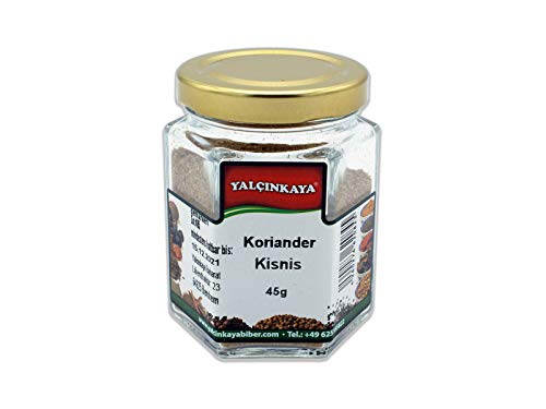 Yalçinkaya - Koriander Coriander - 45g - Gewürz im Glas - gemahlene Samen - Premium Qualität Yalçinkaya - Koriander Coriander - 45g - Gewürz im Glas - gemahlene Samen - Premium Qualität von Yalçinkaya