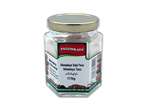 Yalçinkaya - Kristallsalz - 170g - Gewürz im Glas - fein gemahlen - Premium Qualität von Yalçinkaya