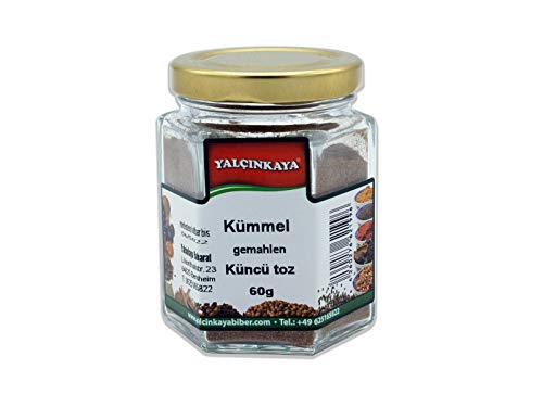 Yalçinkaya - Kümmel - 60g - Gewürze im Glas - Pulver gemahlen - Ideal für Ihr Gewürzregal Yalçinkaya - Kümmel - 60g - Gewürze im Glas - Pulver gemahlen - Ideal für Ihr Gewürzregal von Yalçinkaya