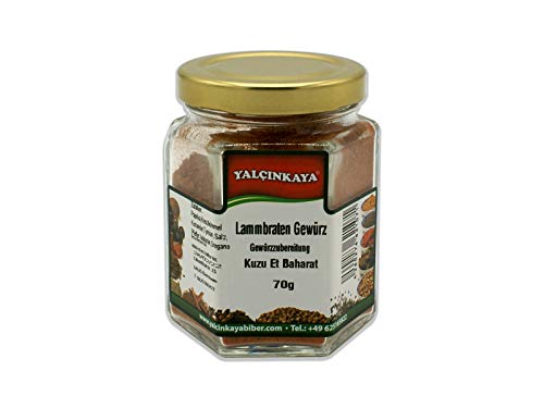 Yalçinkaya - Lammbraten Gewürzmischung - 70g - Gewürz im Glas - Feinstes Premium Bratengewürz Yalçinkaya - Lammbraten Gewürzmischung - 70g - Gewürz im Glas - Feinstes Premium Bratengewürz von Yalçinkaya