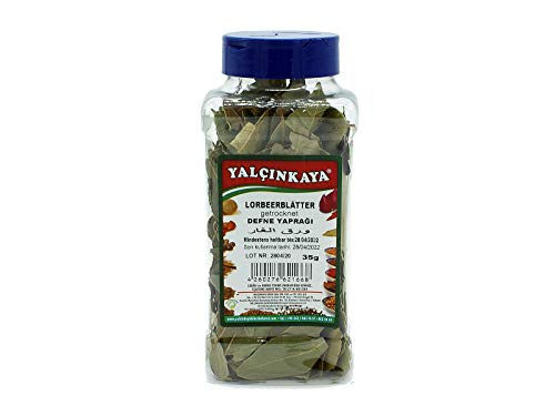 Yalçinkaya - Lorbeerblätter - 35g - PET Box Gewürze - ganze Blätter getrocknet - Handverlesen Yalçinkaya - Lorbeerblätter - 35g - PET Box Gewürze - ganze Blätter getrocknet - Handverlesen von Yalçinkaya