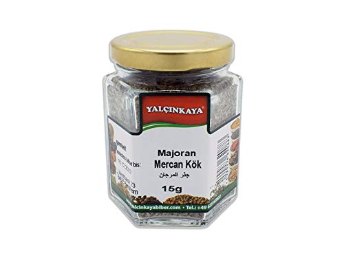 Yalçinkaya - Majoran - 15g - Gewürze im Glas - gerebelt und getrocknete Kräuter - Kräuterglas Yalçinkaya - Majoran - 15g - Gewürze im Glas - gerebelt und getrocknete Kräuter - Kräuterglas von Yalçinkaya