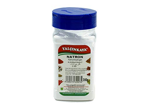 Yalçinkaya - Natron Backsoda - 350g - PET Box Gewürze - Natriumsalz fein gemahlen - Premium von Yalçinkaya