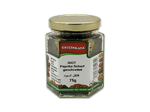 Yalçinkaya - Paprika Isot Scharf - Gewürzmischung - 75g - Gewürz Mischung - Grillgewürz Glas Yalçinkaya - Paprika Isot Scharf - Gewürzmischung - 75g - Gewürz Mischung - Grillgewürz Glas von Yalçinkaya