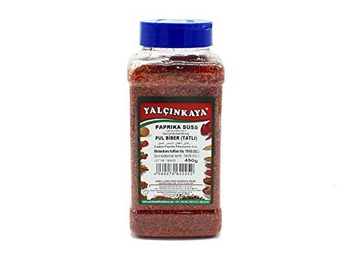 Yalçinkaya - Paprika Süß - 450g - PET Box Gewürze - Ideal für Ihren Premium Gewürzvorrat Yalçinkaya - Paprika Süß - 450g - PET Box Gewürze - Ideal für Ihren Premium Gewürzvorrat von Yalçinkaya