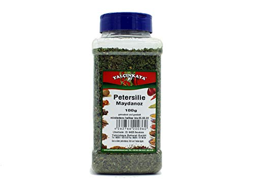 Yalçinkaya - Petersilie - 100g - PET Box Gewürze - gerebelt und getrocknet - Premium Qualität Yalçinkaya - Petersilie - 100g - PET Box Gewürze - gerebelt und getrocknet - Premium Qualität von Yalçinkaya