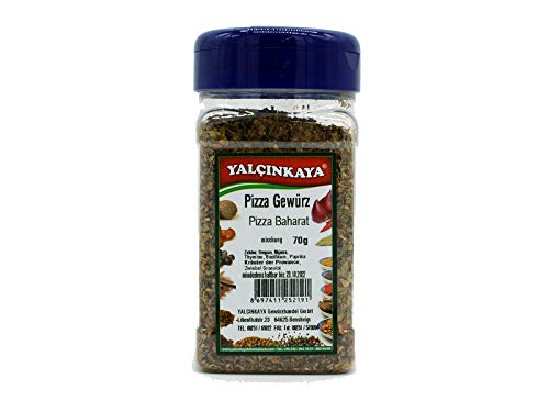 Yalçinkaya - Pizza Gewürz - 70g - PET Box Gewürze Spezial - Natürliche Kräuter - Pasta Gewürz Yalçinkaya - Pizza Gewürz - 70g - PET Box Gewürze Spezial - Natürliche Kräuter - Pasta Gewürz von Yalçinkaya